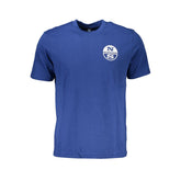 North Sails Blue Cotton T-Shirt -   -  North Sails.